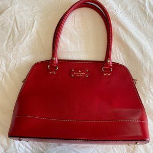 Kate Spade Red Leather Handbag